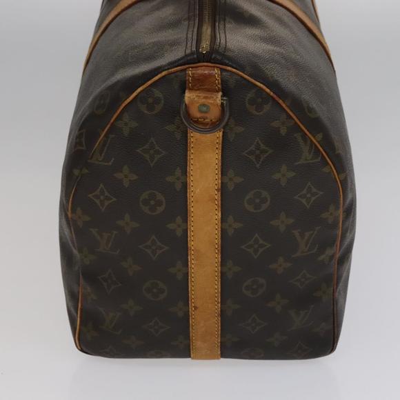 LOUIS VUITTON Monogram Keepall Bandouliere 50 Boston Bag M41416 LV Auth 110529 - Picture 3 of 16